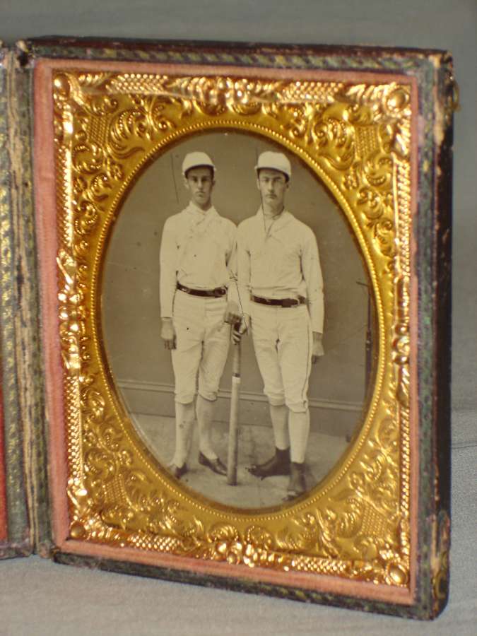 Cooperstown Tin Type 19th Century Base Ball Images Baseball Glove Collector Gallery